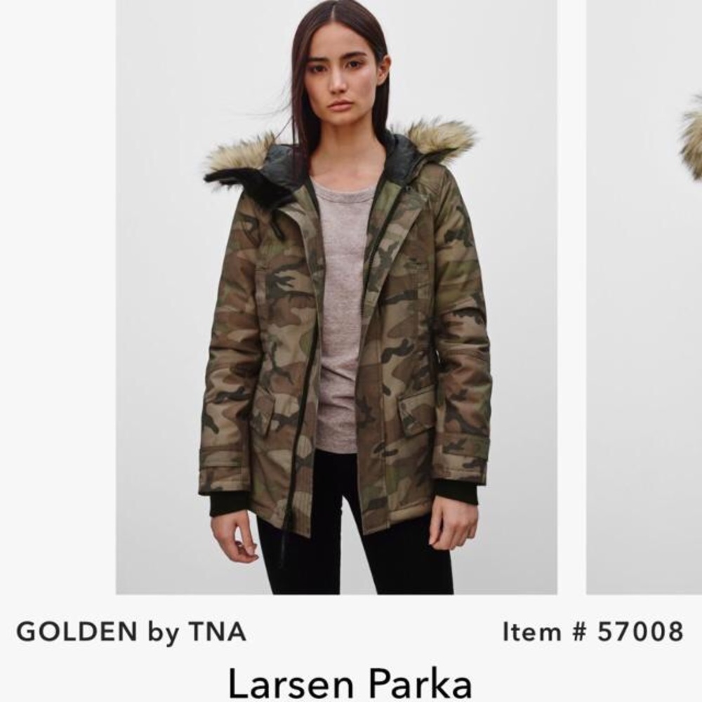 Aritzia Golden TNA parka
